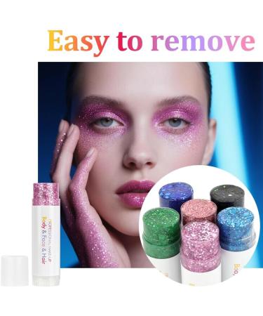  AOOWU AOOWU Body Glitter 15g for body mermaid face festival makeup Christmas Halloween carnival (purple- - Buy Online on GoSupps.com