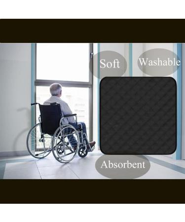 Huna Washable Waterproof Incontinence Stool Support - Reusable Pad 54x56cm - Black Gray & Blue - International Shipping Available - Buy Online on GoSupps.com