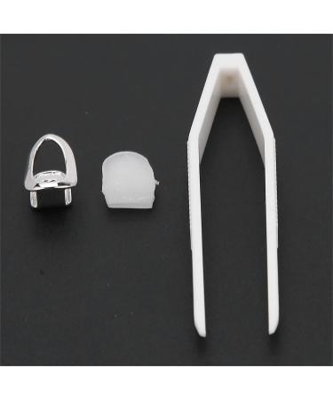 Hip Hop Tooth Hip Hop False Tooth Fashionable Hollow Brass for Party for Most Teeth for Daily Use(Silver) - Buy Online on GoSupps.com