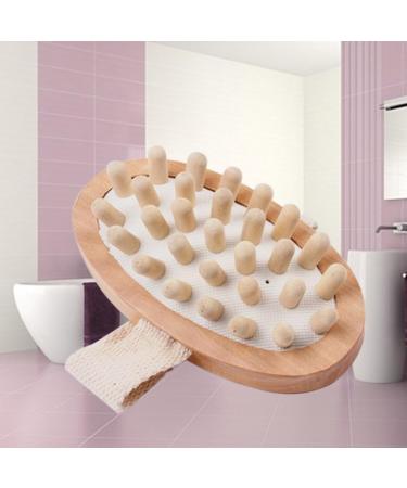 Yardwe Wooden Cellulite Massage Body Massager for Hair Stimulation and Skin Exfoliation - Buy Online on GoSupps.com