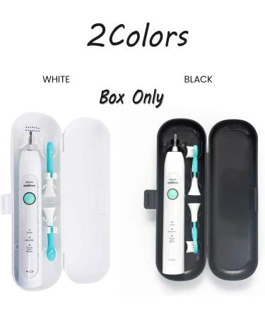 Manqyi Electric Toothbrush Travel Case - 2 Piece Set for Oral-B & More | Durable Stylish & Portable - Buy Online on GoSupps.com