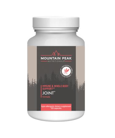 Mountain Peak Nutritionals Joint Formula - Joint Support Supplement with Glucosamine Boswellia & Vitamin C - Supports Joint Flexibility & Mobility - Hypoallergenic Dietary Supplement (120 Capsules) 120 Count (Pack of 1)