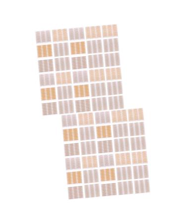 Healeved 100 Sheets Lace Double Eyelid Sticker Invisible Double Eyelid Stickers Eyelid Tape Sticker Sticky Eyelid Strip Instant Eyelid Lifter Invisible Eye Sticker Mesh Tape Medical Tape