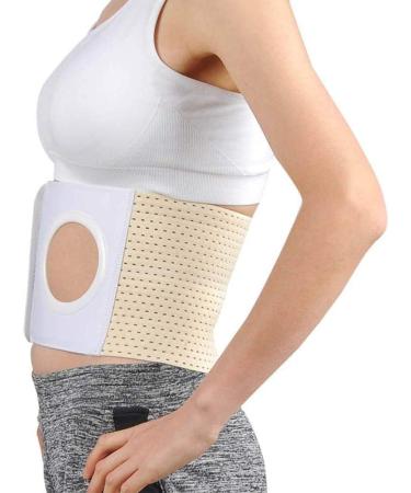 XJzhang Stoma Belt Support | Stoma Hernia Belts for Men & Women | Inguinal Bandage for Colostomy Protection - 9cm Opening - Buy Online on GoSupps.com
