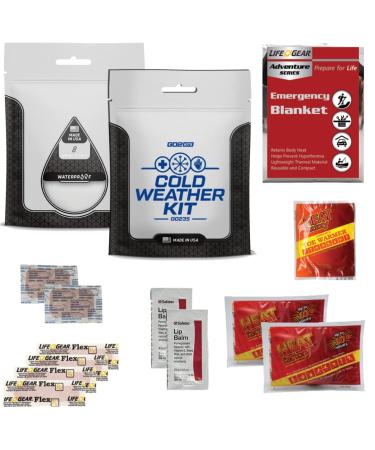 Go2Kits 100-Kits Cold Weather Winter Hygiene Toiletry Kit for Charity - Hand Warmers, Space Blanket, Lip Balm & More (100 Pack) - Buy Online on GoSupps.com