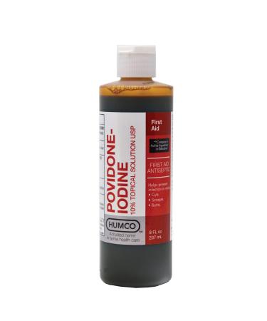 Humco 232516001 Povidone Iodine 10% Topical Solution, 16 oz.
