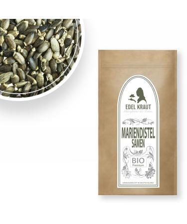 Mary thistle bio 500g |Noble cabbage - 100% natural distula thistle seeds - KBA - MILK thistle seeds - free of any artificial additives Bio Mary thistle seeds 500 g (1 Pack)