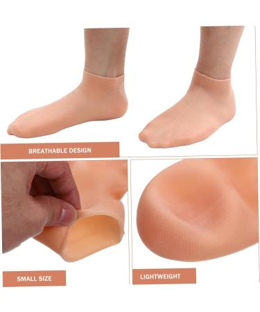 FRCOLOR 4 Pairs Exfoliating Moisturizing Socks Spa Socks for Dry Feet Dry Cracked Feet Socks Moisturizing Heel Socks Heel Spa Socks Moisture Socks Beauty Socks Gloves Sebs Pedicure Women's - Buy Online on GoSupps.com