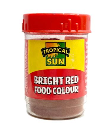 4 x Tropical Sun Food Colour Bright Red 12 x 25g