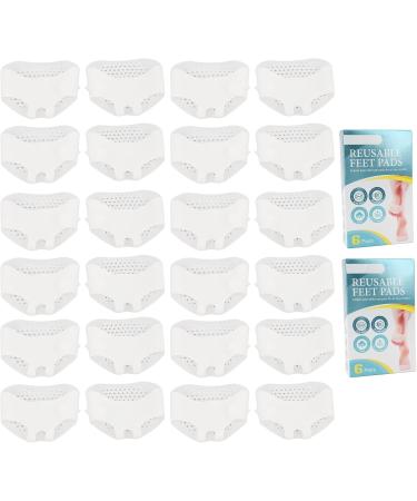 Shop 12 Pairs Silicone Feet Pads Cushion Insoles - Comfort & Support for All Footwear | Worldwidely Shipped - Buy Online on GoSupps.com