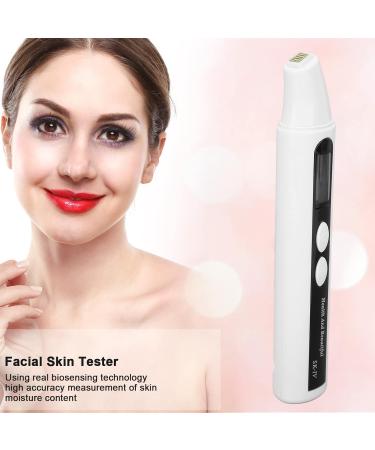 Zjchao Face Skin Tester & Analyzer - Digital LED Display Moisture Detector with Biosensor Technology for Home Salon & Travel - Buy Online on GoSupps.com