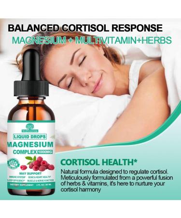 Cortisol Detox for Women & Men w. Super Calm 16-in-1 Magnesium, Theanine, Ashwagandha, St Johns Wort, Lemon Balm, Cortisol Wellness Liquid Drops for Balanced Cortisol, Harmone Balanced & Relaxation Raspberry 2 Fl Oz (Pack o  - Buy Online on GoSupps.com