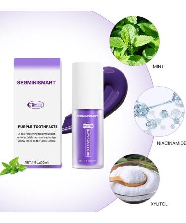 Whitening Toothpaste for Bright White Teeth | Color Correction & Purple Toothpaste - Zahnelila - Buy Online on GoSupps.com