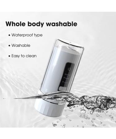 Medunion Water Flosser 230ml Tank, 3 Modes, 4 Jet Tips - Travel-Friendly Dental Care for Braces, Bridges, Waterproof IPX7 White - Buy Online on GoSupps.com