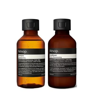 Aesop Shampoo & Conditioner | 100mL/3.38 oz | Paraben-Free Cruelty-Free & Vegan Hair Shampoo & Conditioner
