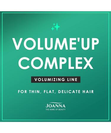 Joanna Professional Volume Up Hair Care Series with marine collagen and innovative volume complex volumizing hair shampoo for thin hair and more hair volume 1000 ml - Buy Online on GoSupps.com