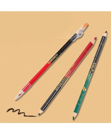 WOONEKY 24 Pcs Lip Liner Eyeliner Eyebrow Pen Waterproof Lip Liner Make up Pen Lip Pencil Wooden - Buy Online on GoSupps.com