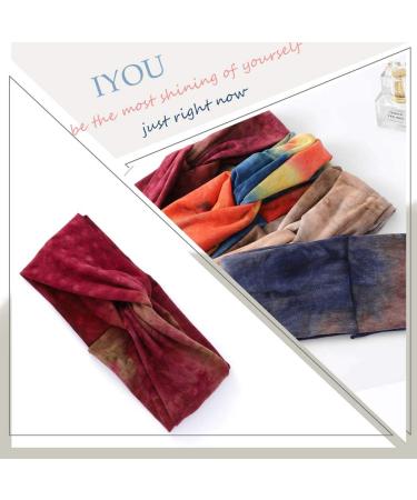 IEyou Boho Headband Set | Stylish Printed Yoga Head Wraps for Women & Girls (4 Pack) - Soft Comfortable & Versatile - Buy Online on GoSupps.com