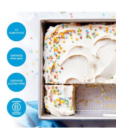 King Arthur Measure for Measure Flour - Gluten-Free, Non-GMO, Kosher, Non-Dairy - 1 lb (Pack of 1) - Buy Online on GoSupps.com