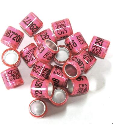 Christol Pigeon Feet 50 Pieces | Colorful T rkiye Leg Tapes for Birds | 8mm Poultry Plastic Clips - Buy Online on GoSupps.com