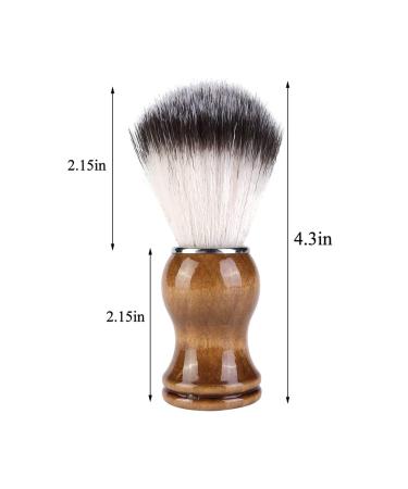 Faletony Premium Shaving Brush - High-Quality Natural Hair Brush for Men | Perfect Gift | Omega Razor Brush & Wood Handle - Buy Online on GoSupps.com
