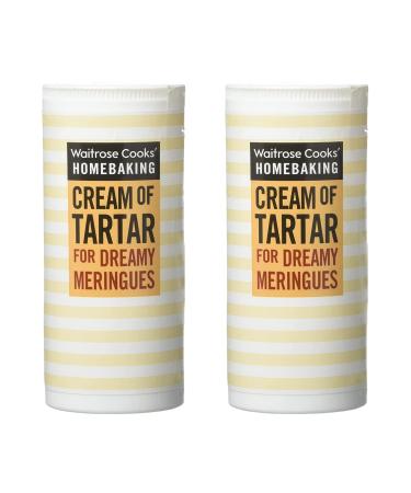 Cooks Ingredients Cream of Tartar Waitrose 2x140g | Homebaking | Perfect for Chewy Meringues and Cookies | Pack of 2
