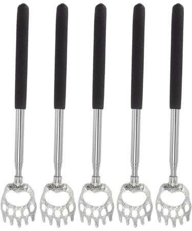 EASTALOLO 5pc Telescopic Back Scratcher Set - Stainless Steel Extendable Relief for Itching - Perfect for Home & Travel - Buy Online on GoSupps.com