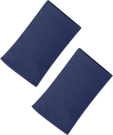 Harayaa Compression Wrist Sleeves Elastic 3D Woven Wristwear for Sports Tennis and Training | Dark Blue - Buy Online on GoSupps.com