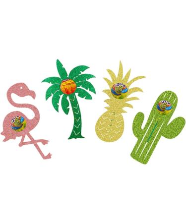 Milisten 48 Pcs Candy Packaging Pineapple Candy Hawaii Flamingo Party Decorations Candy Paper Decorative Hawaii Lollipop Decor Lollipops Stand Amazoncards Hawaii Decor Props Glitter Powder - Buy Online on GoSupps.com