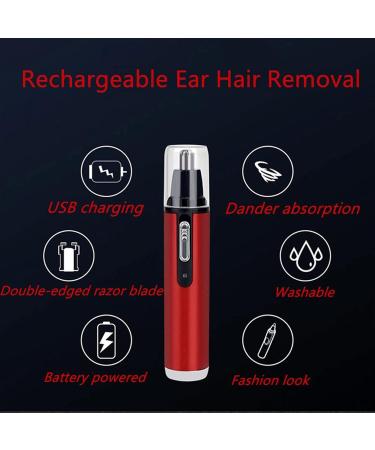 Rechargeable Nose Hair Trimmer - Multifunctional Electric Shaver for Ear & Face Hair Removal | Neat & Clean Grooming Tool - Buy Online on GoSupps.com