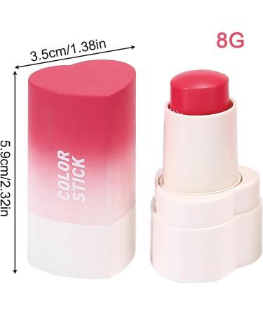 Blush Cheek Balm Makeup 8g | Facial Beauty Accessory Buildable Intensity for Travel Picnics Evenings Out Morning Routine Outdoor Activities - Buy Online on GoSupps.com
