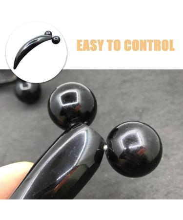 NOLITOY Ox Horn Massage Roller & Body Scraper Wheel - Facial & Eye Massager Tools for Therapy & Relaxation | International Shipping - Buy Online on GoSupps.com