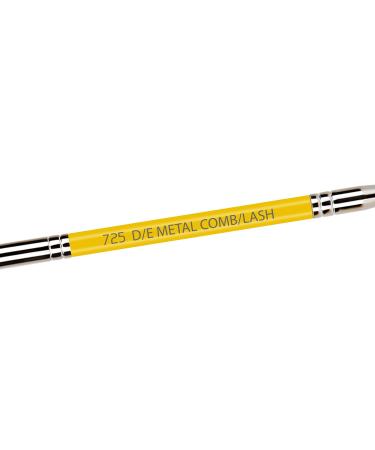 Bdellium Tools Studio Series 725 Double End Metal Comb/Lash Brush - Soft Synthetic Fibers for Eyelash Prep - Professional Makeup Tool (Yellow 1pc - Buy Online on GoSupps.com