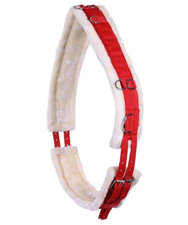 QHP Ontario Lunging Girth Size:VB Color:red VB red
