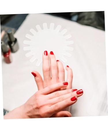 POPETPOP 2 Sets Nail Color Card Nail Polish Color Chart Nail Sample Sticks Nail Color Display Board False Nail Art Tips Display Nail Sample Color Board Plastic Abs Exercise Board Manicure - Buy Online on GoSupps.com