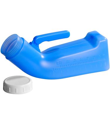 Urine bottle for men S portable urinal 1.2l Emergency urine bottle reusable mobile toilet plastic urine bottles with lids for travel camping on the way