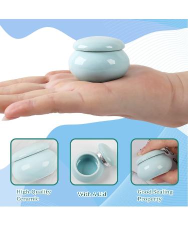 ANGNYA 17ML Ceramic Dappen Dish for Acrylic Nails with Lid - Nail Techs Beginners Must-Have - Buy Online on GoSupps.com
