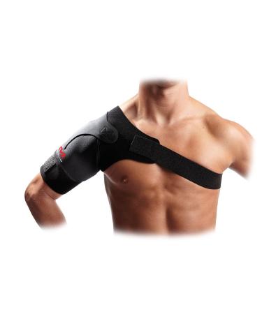 McDavid Shoulder Support Brace. Rotator Cuff Brace for Pain Relief, Rehab. Thermal Compression Therapy Sleeve, Wrap. Adjustable Strap, Sling. For Arthritis, Bursitis, Tendonitis, Arm, AC Joint Injury, Clavicle, Dislocated.