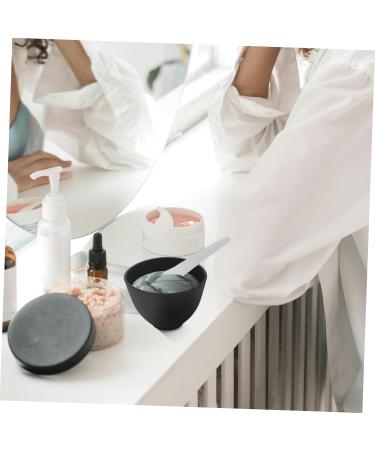 TOPBATHY Kit pour M lange de Masque Facial Silicone Noir Bol avec Cuill re Doseuse Set DIY pour Soins Peau et Pr paration de Masques - Buy Online on GoSupps.com