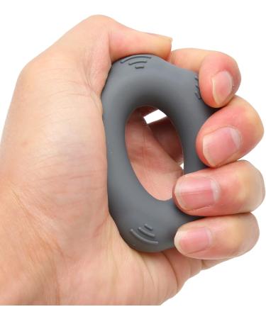 Hand Grip Strengthener Finger Exerciser Silicone Washable Soft Reduce Stiffness for Weak Hands Dark Grey - Buy Online on GoSupps.com