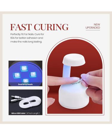 Beetles Mini UV Gel Nail Lamp with Smart Sensor - Fast Extension Manicure Curing - Buy Online on GoSupps.com