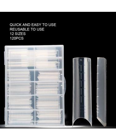 Artificial Nail Tip Reuse False Nail Tip Quick And Easy Fast Stretch for Home Salon Shop Manicure Store Beauty Salon - Buy Online on GoSupps.com