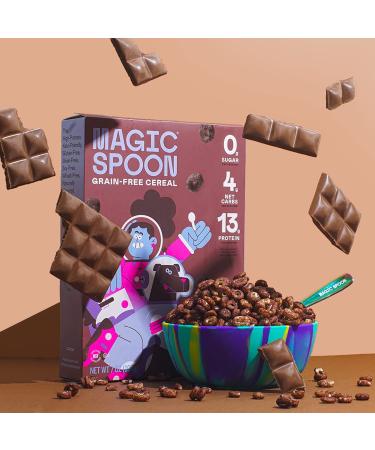 Magic Spoon Cocoa Cereal 4-Pack - Keto, Gluten-Free, Low Carb, High Protein, Zero Sugar - Buy Online on GoSupps.com