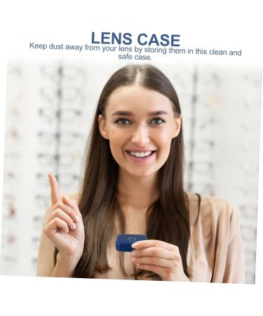 Buy Healvian Cute 4-Box Care Case for Colored Contact Lenses - Travel Lens Container & Eye Lens Tanks - Stylish Caricature Design - Perfect for International Shipping - Buy Online on GoSupps.com
