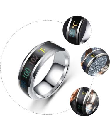 ABAODAM 2 STK Sensitive Couple Ring - Modern Men's Jewelry Stylish Cock Ring Delicate Temperature Lover's Ring - Adjustable Sizes (1.74x1.74cm) - Perfect Gift for Him - Buy Online on GoSupps.com
