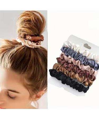 Thin Silk Scrunchies x6 - Buy Online on GoSupps.com