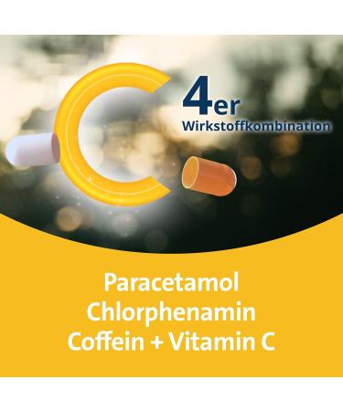Grippostad C Flu Capsules - Paracetamol Vitamin C & Caffeine | 3x24 Hard Capsules for Cold Relief - Fast International Shipping - Buy Online on GoSupps.com