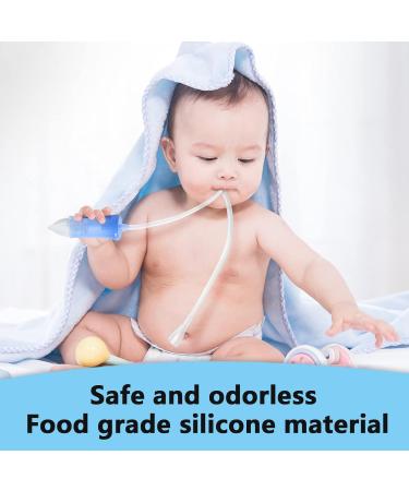 Baby Nasal Aspirator - Reusable Nose Cleaner with Silicone Tips & Enhanced Suction | Easy to Use & Clean | Includes Storage Case & Cleaning Brush | Baby Shower Gift - Buy Online on GoSupps.com