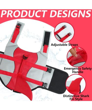 Emust Big Dog Vest - Adjustable Swimming Life Jacket for Small Medium & Large Dogs | Rescue Handle | Perfect for Pool Beach & Boating (XL Red) - Buy Online on GoSupps.com
