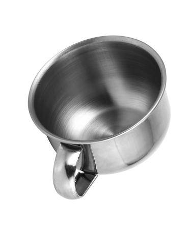 Premium Stainless Steel Razor Shell Shaving Cup Bowl for Men - 13x9x5 | Ideal for Cleaning Foam Tools - Buy Online on GoSupps.com